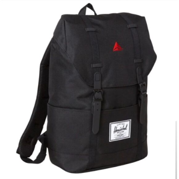Herschel Large Backpack with Custom Delta Logo / NWT - Picture 2 of 2